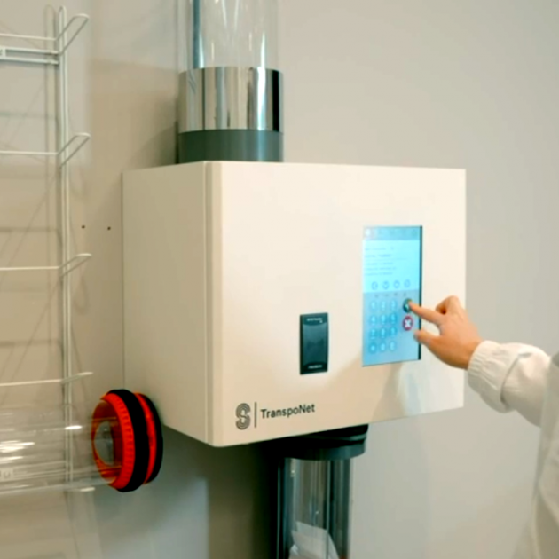 Swisslog TranspoNet Pneumatic Tube Stations